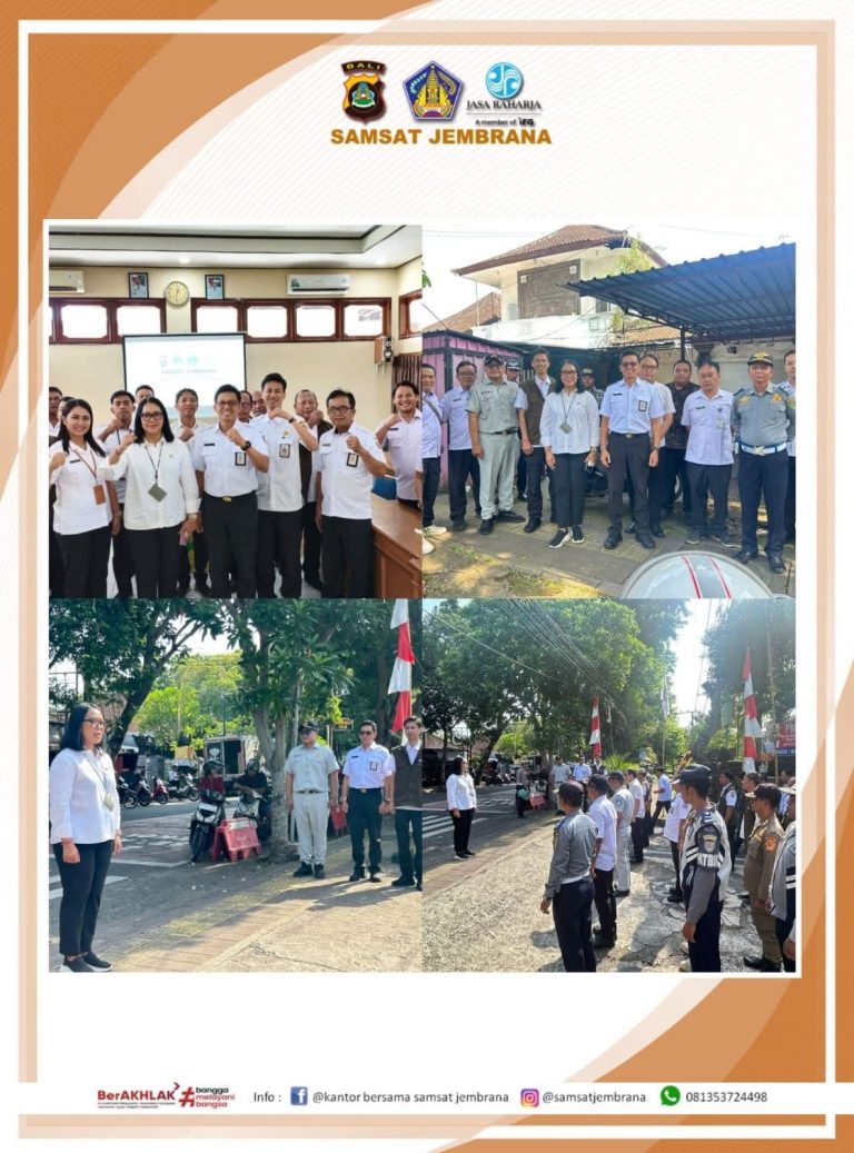 Jembrana Bergerak! Razia Gabungan Lintas Instansi Sasar Ketertiban Pajak Kendaraan