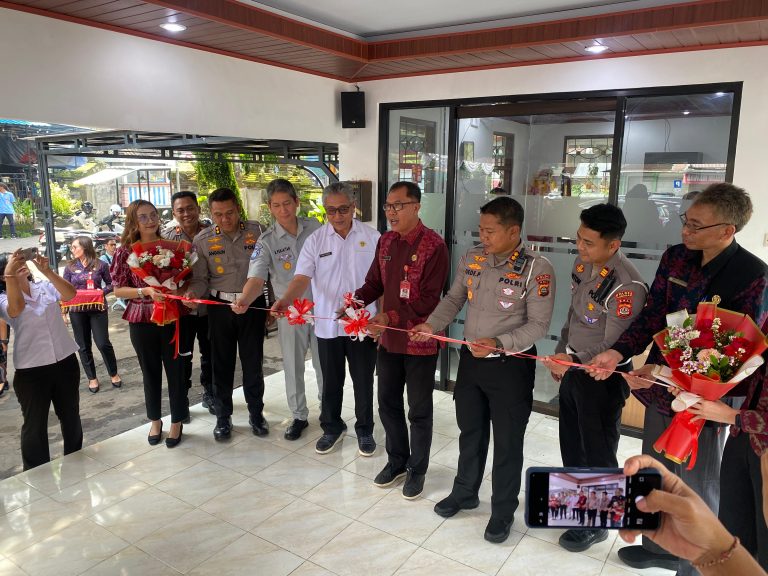 Launching Unit Layanan Samsat Pembantu yang ada di Terminal Kediri, Banjar Anyar Kecamatan Kediri Kabupaten Tabanan